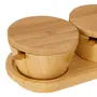 PORTA-MOLHOS PASTA COM 3 BAMBOO - BAMBU/BAMBU - Foto 6