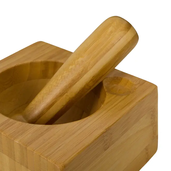 PILÃO COM SOCADOR BAMBOO - BAMBU - Foto 3