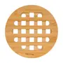 DESCANSO REDONDO 18 CM BAMBOO - BAMBU - Foto 1