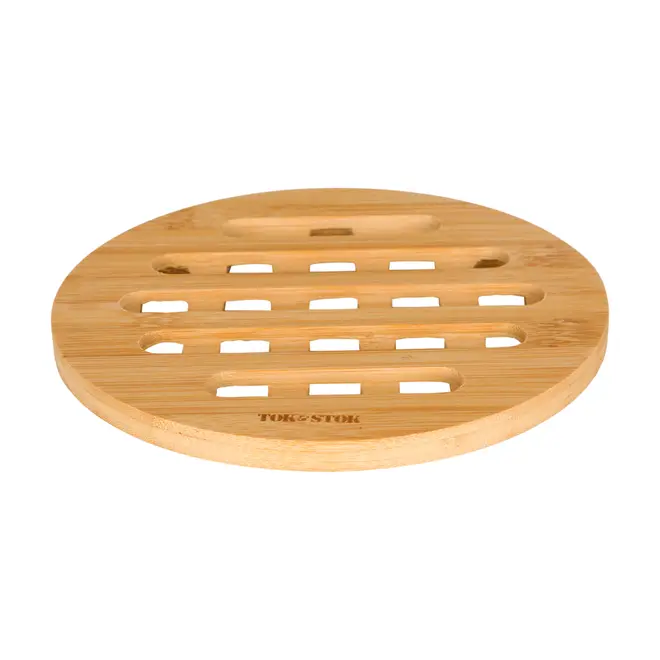 DESCANSO REDONDO 18 CM BAMBOO - BAMBU - Foto 2
