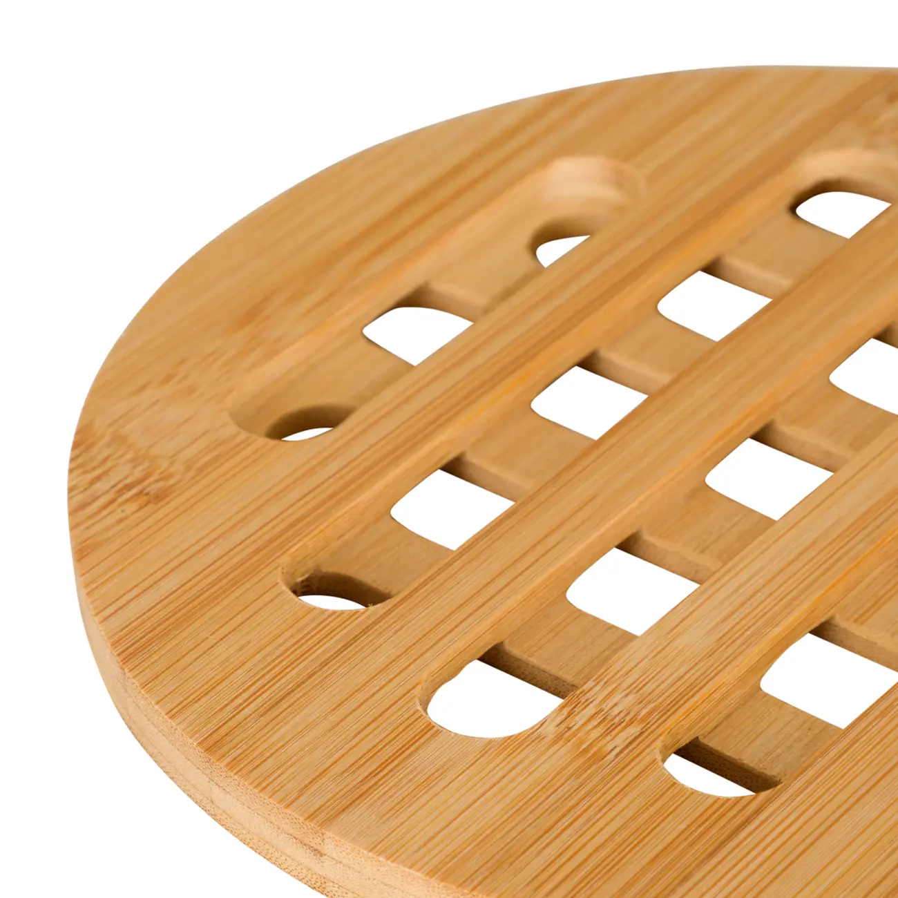 DESCANSO REDONDO 18 CM BAMBOO - BAMBU - Foto 4