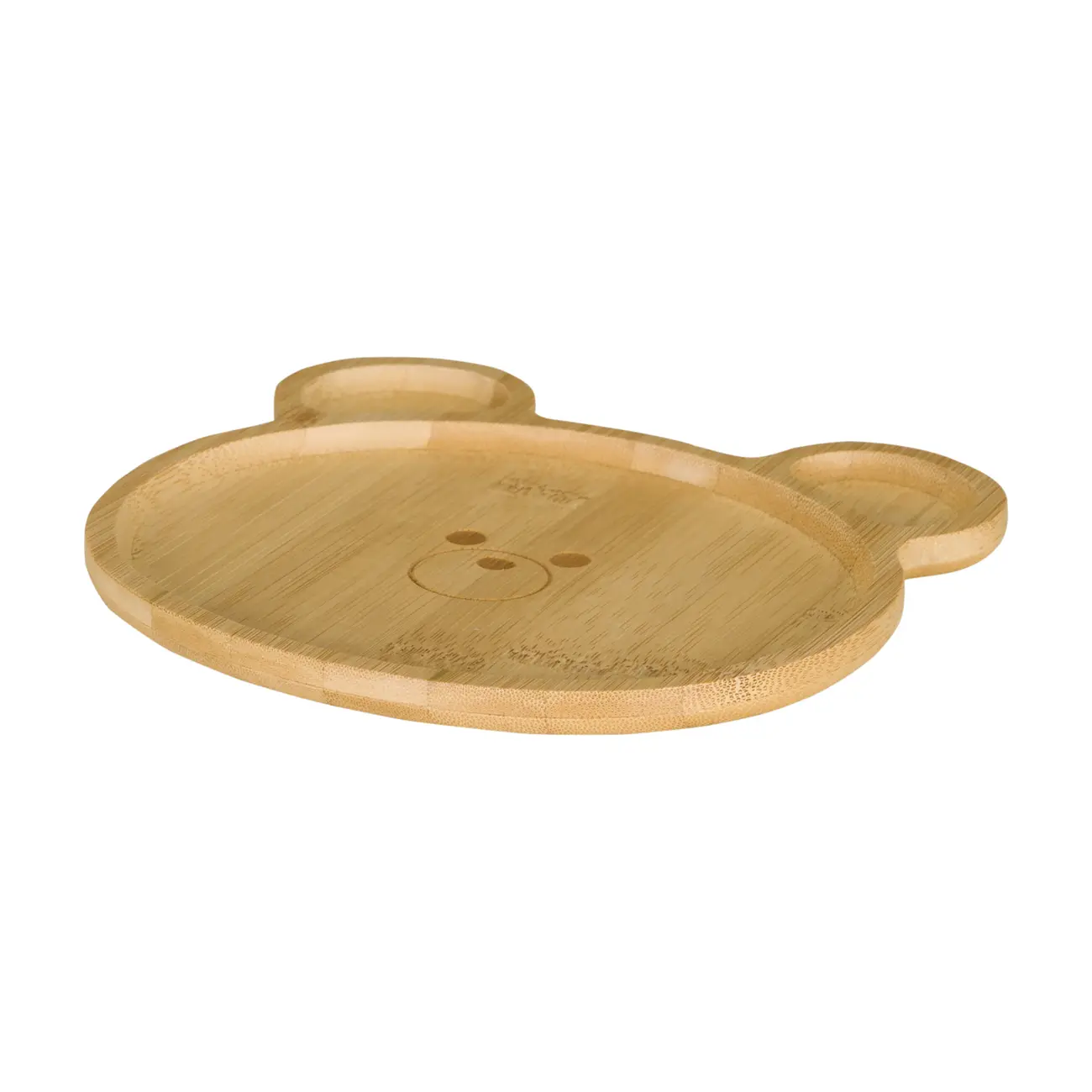 PRATO INFANTIL BAMBOO BEAR - BAMBU/NATURAL - Foto 4