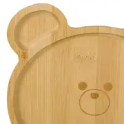 PRATO INFANTIL BAMBOO BEAR - BAMBU/NATURAL - Foto 5