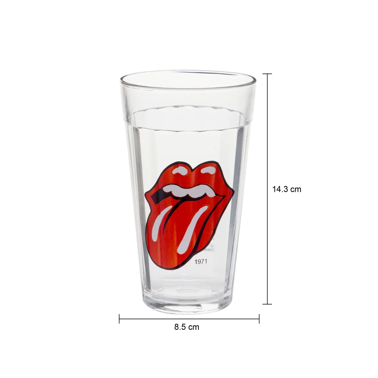 COPO LONG DRINK 450 ML ROCK HISTORY - VERMELHO/PRETO - Foto 4