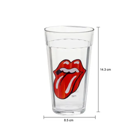 Imagem com medidas do produto COPO LONG DRINK 450 ML ROCK HISTORY