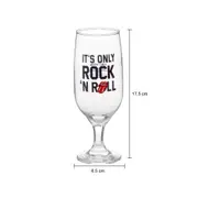 TAÇA CERVEJA 300 ML ONLY ROCK 'N' ROLL - PRETO/VERMELHO - Foto 6