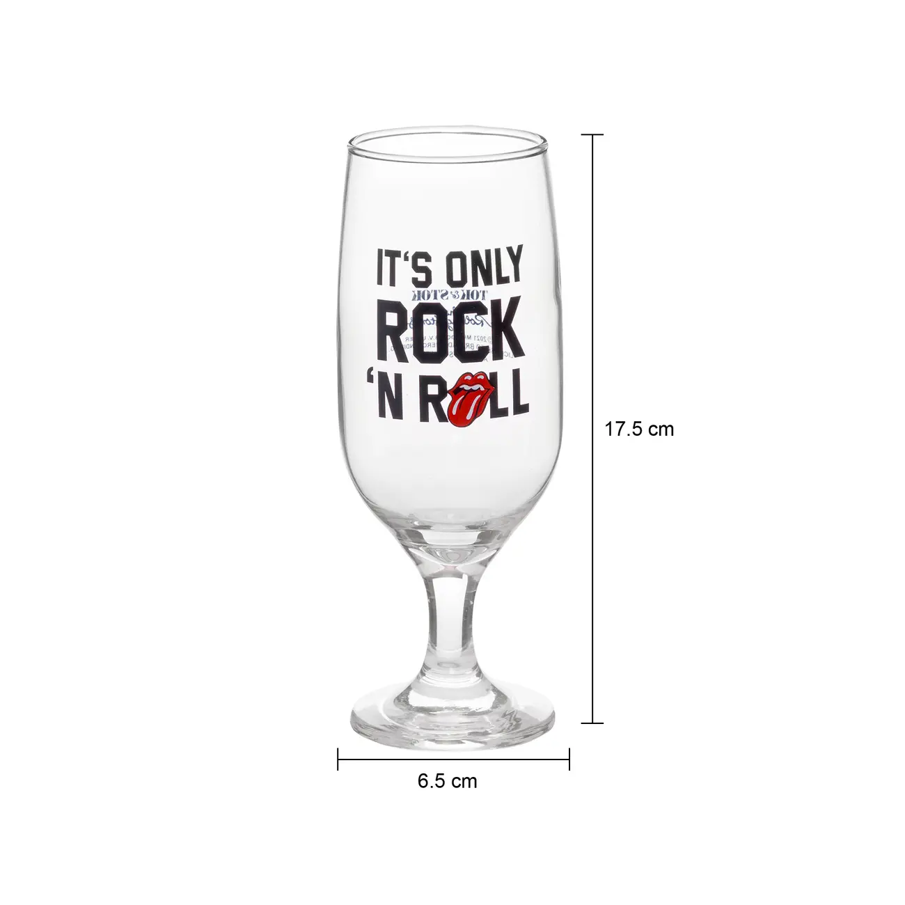 TAÇA CERVEJA 300 ML ONLY ROCK 'N' ROLL - PRETO/VERMELHO - Foto 6