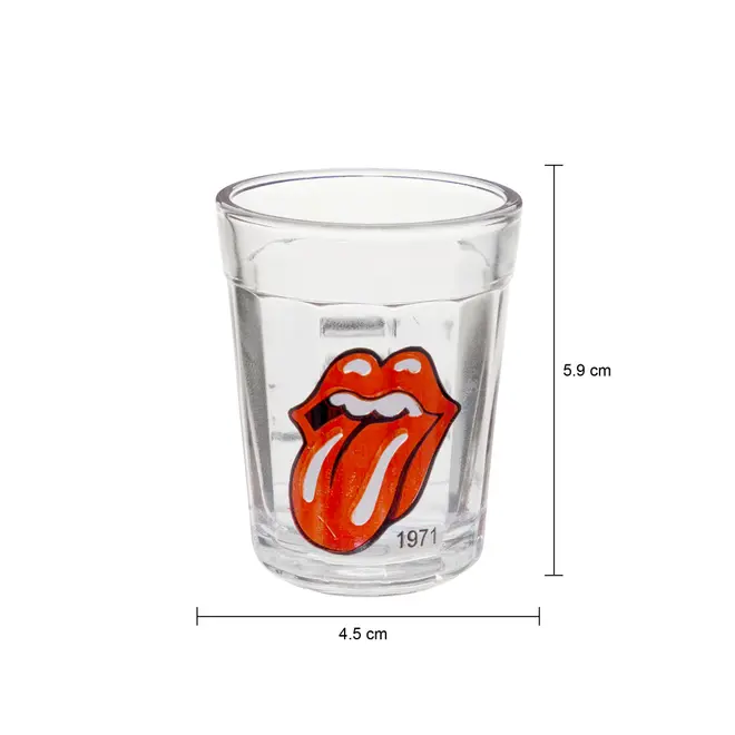 COPO APERITIVO 45 ML ROCK HISTORY 1971 - INCOLOR/VERMELHO - Foto 4