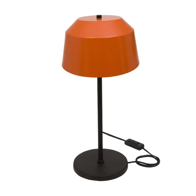 LUMINÁRIA DE MESA HAT - TERRACOTA/PRETO - Foto 1