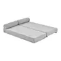 SOFÁ-CAMA 2 LUGARES STACK - CINZA CLARO MESCLA - Foto 8