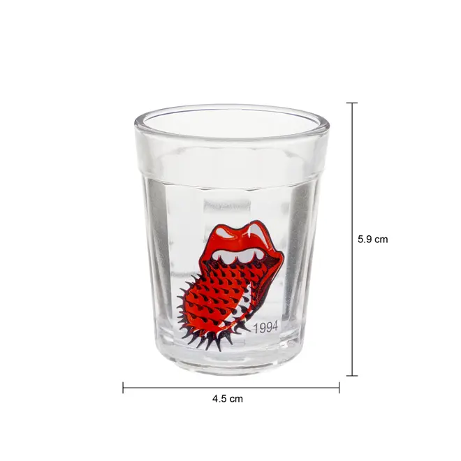 COPO APERITIVO 45 ML ROCK HISTORY 1994 - INCOLOR/VERMELHO - Foto 4