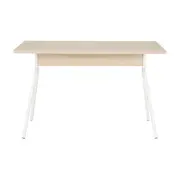 MESA 1,20 M X 60 CM COLAB - BRANCO/NEW OAK - Foto 1