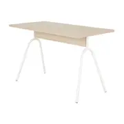 MESA 1,20 M X 60 CM COLAB - BRANCO/NEW OAK - Foto 2