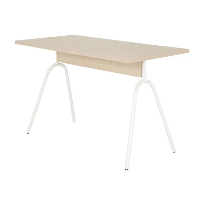 MESA 1,20 M X 60 CM COLAB - BRANCO/NEW OAK - Foto 2