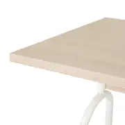 MESA 1,20 M X 60 CM COLAB - BRANCO/NEW OAK - Foto 4