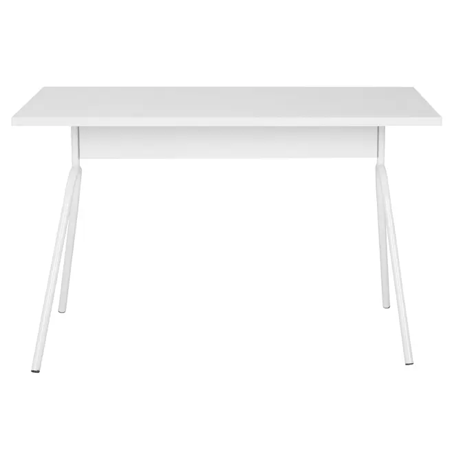 MESA 1,20 M X 60 CM COLAB - BRANCO/BRANCO - Foto 1