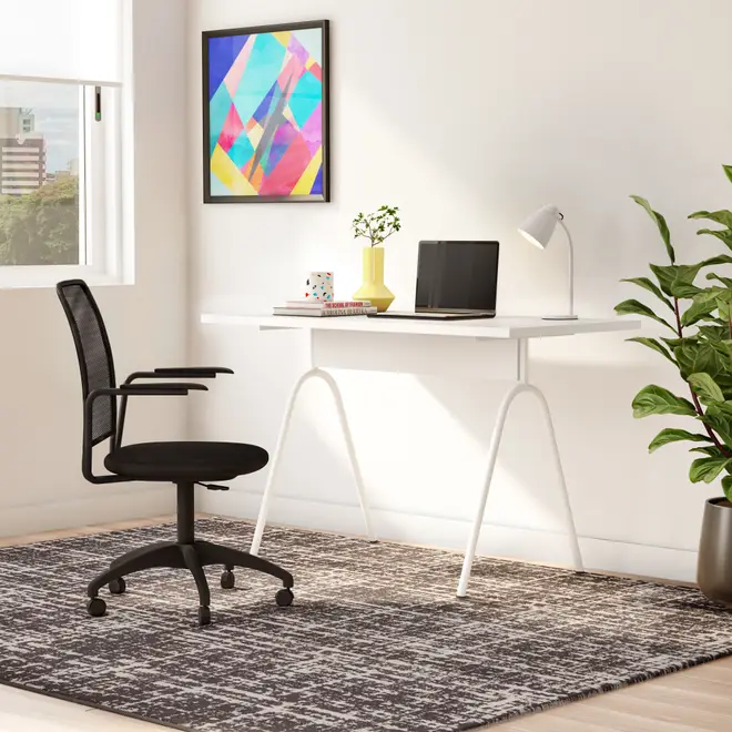 MESA 1,20 M X 60 CM COLAB - BRANCO/BRANCO - Foto 6
