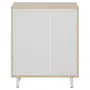 ARMÁRIO PARA ESCRITÓRIO BAIXO 1 PORTA COLAB - NEW OAK/BRANCO - Foto 8