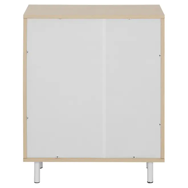 ARMÁRIO PARA ESCRITÓRIO BAIXO 1 PORTA COLAB - NEW OAK/BRANCO - Foto 8