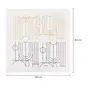 GUARDANAPO 39 CM X 39 CM PACOTE COM 20 PEÇAS ARC FINERY - PRATA/DOURADO - Foto 8