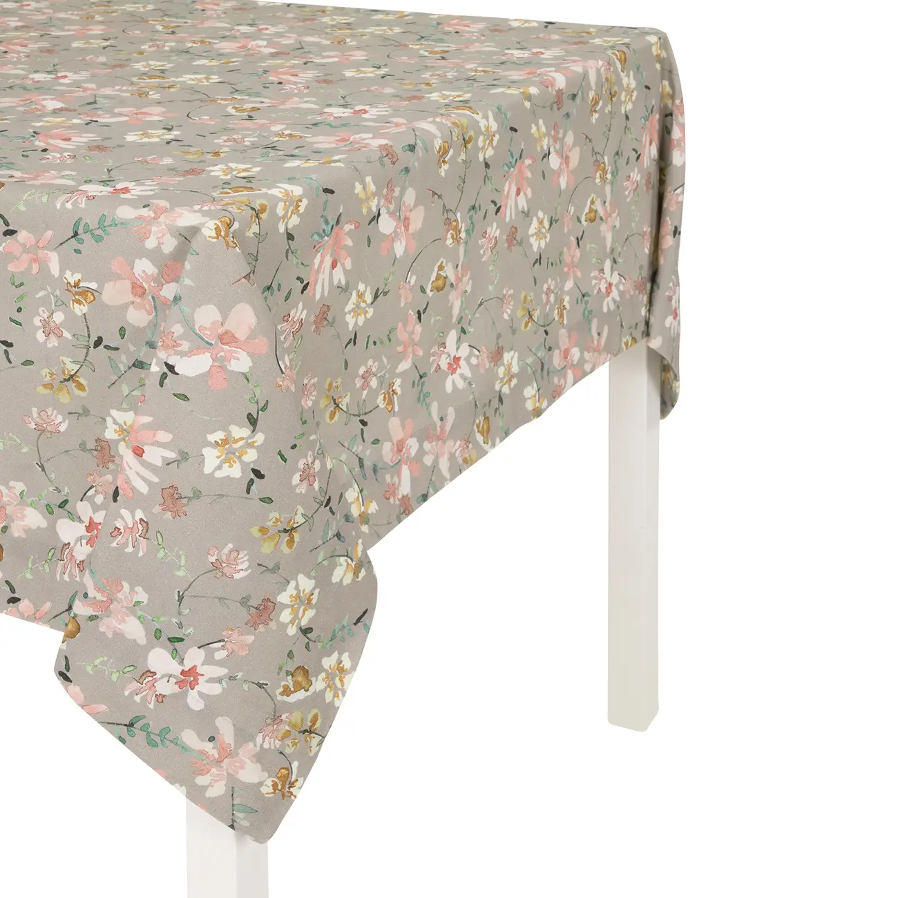 TOALHA DE MESA 1,40 M X 1,40 M AQUARELLE - CINZA PROVENCE/MULTICOR - Foto 3