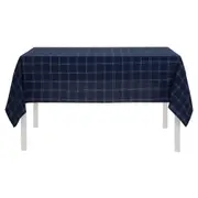 TOALHA DE MESA 1,40 M X 2,10 M MAMANGUÁ - AZUL ESCURO/CINZA - Foto 1
