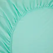 LENÇOL COM ELÁSTICO CASAL 1,38 M X 1,88 M X 30 CM MAXY - SORBET DE MENTA - Foto 2