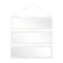 ESPELHO 60 CM X 60 CM MARESIA - BRANCO/PINUS NATURAL - Foto 1