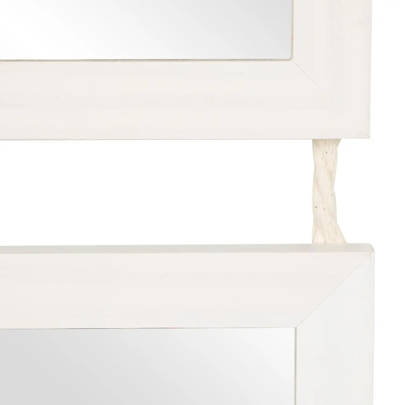 ESPELHO 60 CM X 60 CM MARESIA - BRANCO/PINUS NATURAL - Foto 3