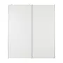 BRANCO/BRANCO - GUARDA-ROUPA 2 PORTAS DE CORRER RANOKE