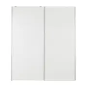 GUARDA-ROUPA 2 PORTAS DE CORRER RANOKE - BRANCO/BRANCO - Foto 1