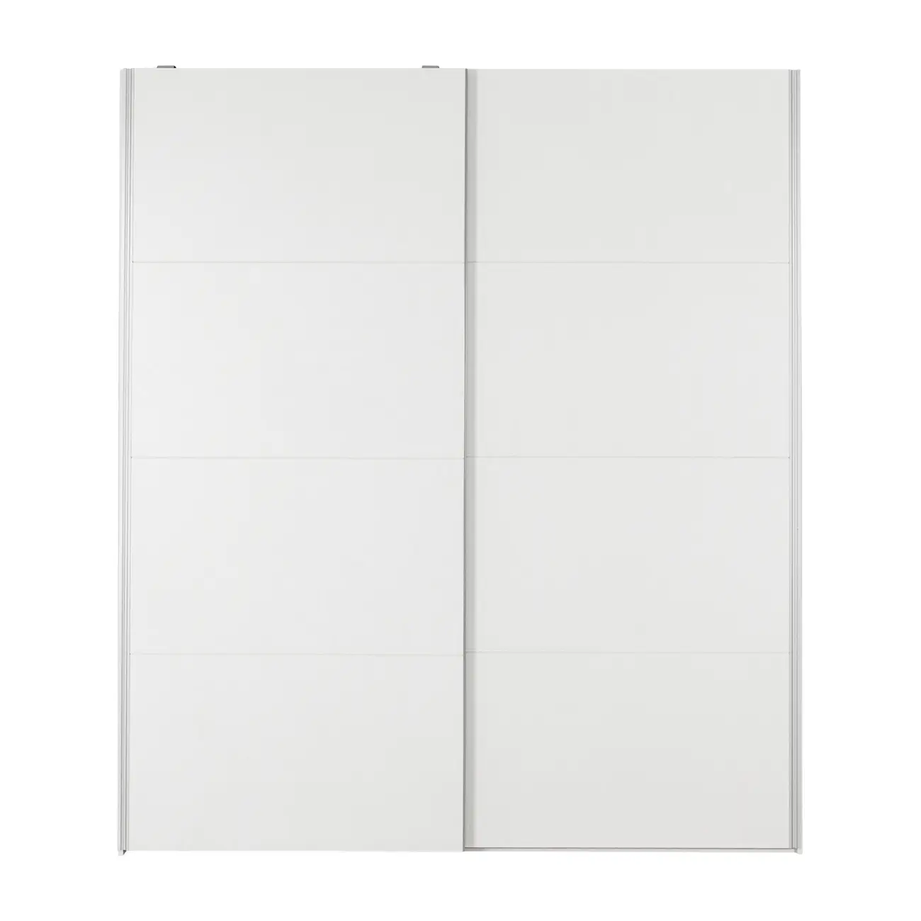 GUARDA-ROUPA 2 PORTAS DE CORRER RANOKE - BRANCO/BRANCO - Foto 1