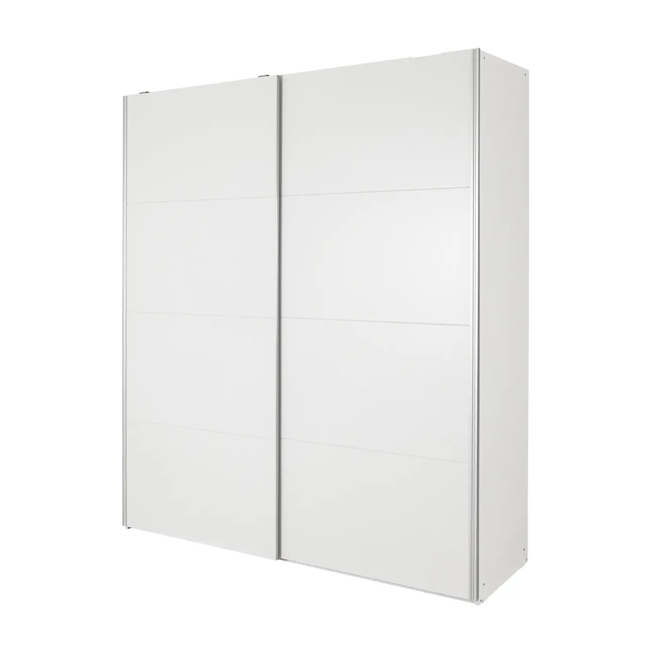 GUARDA-ROUPA 2 PORTAS DE CORRER RANOKE - BRANCO/BRANCO - Foto 5