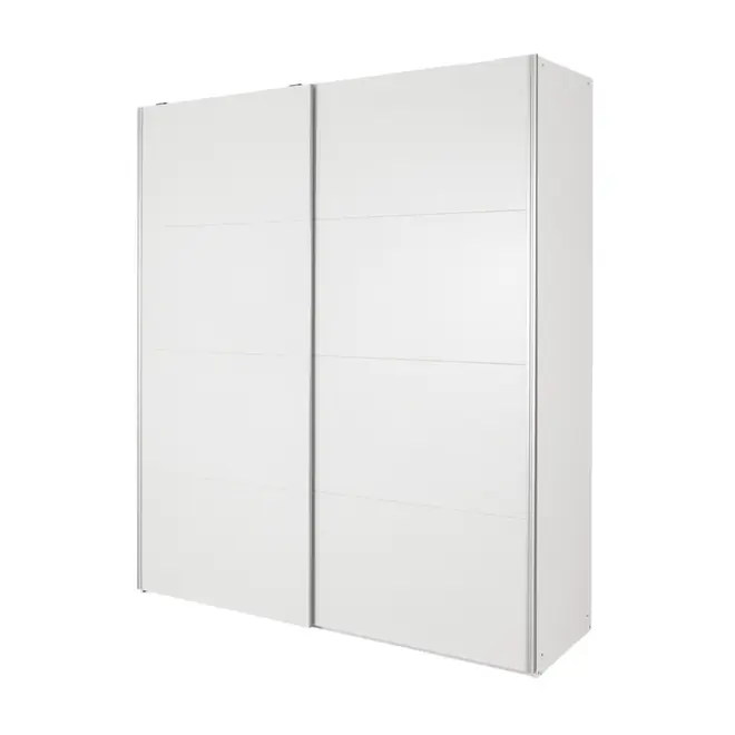 GUARDA-ROUPA 2 PORTAS DE CORRER RANOKE - BRANCO/BRANCO - Foto 5