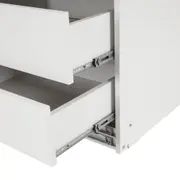 GUARDA-ROUPA 2 PORTAS DE CORRER RANOKE - BRANCO/BRANCO - Foto 7