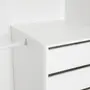 GUARDA-ROUPA 2 PORTAS DE CORRER RANOKE - BRANCO/BRANCO - Foto 10