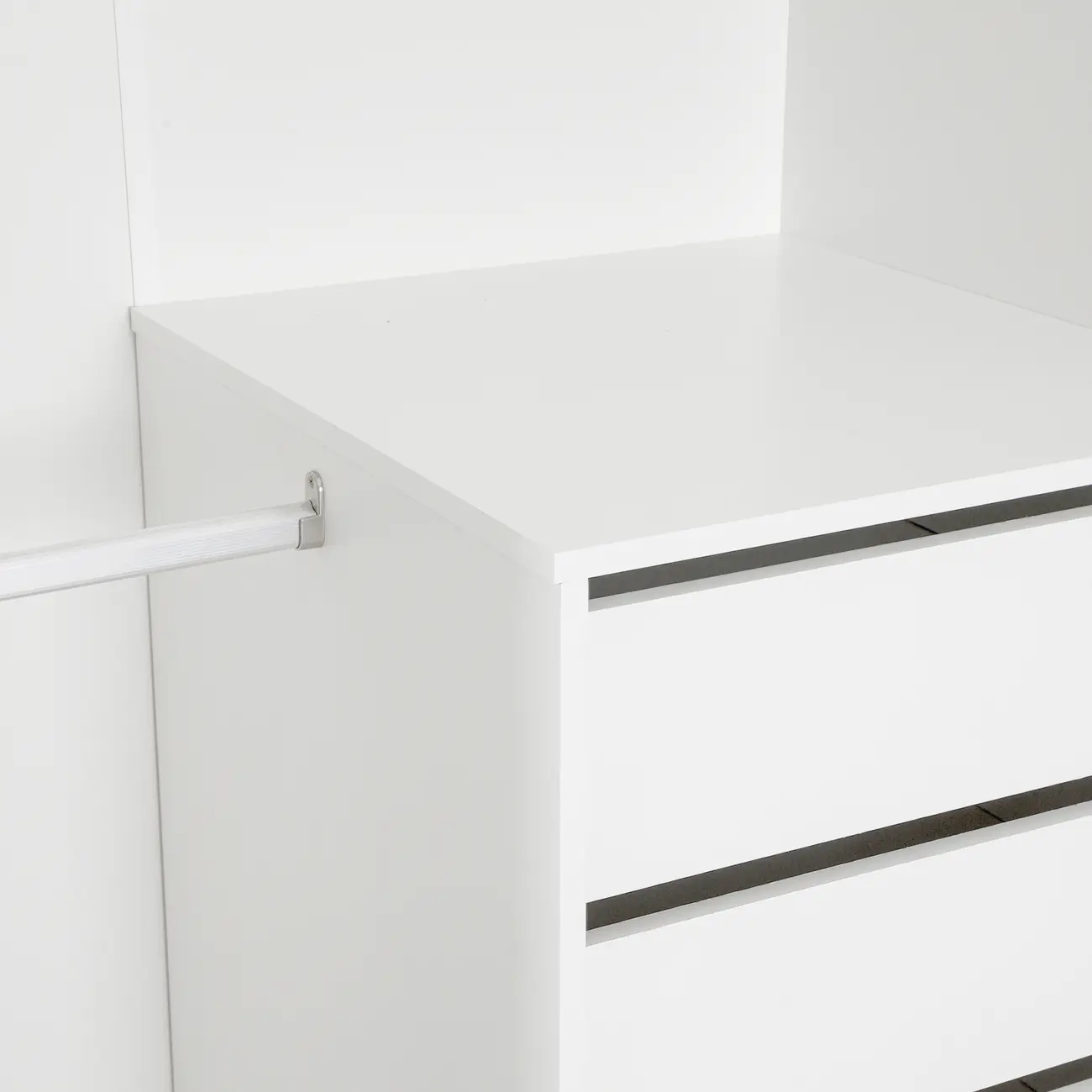 GUARDA-ROUPA 2 PORTAS DE CORRER RANOKE - BRANCO/BRANCO - Foto 10