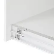 GUARDA-ROUPA 2 PORTAS DE CORRER RANOKE - BRANCO/BRANCO - Foto 11