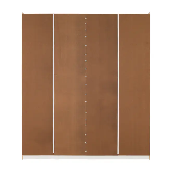 GUARDA-ROUPA 2 PORTAS DE CORRER RANOKE - BRANCO/BRANCO - Foto 12