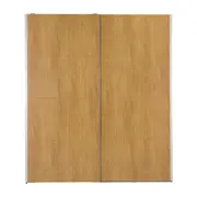 GUARDA-ROUPA 2 PORTAS DE CORRER RANOKE - KONKRET/OAK TAMMI - Foto 1