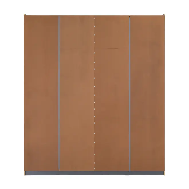GUARDA-ROUPA 2 PORTAS DE CORRER RANOKE - KONKRET/OAK TAMMI - Foto 12
