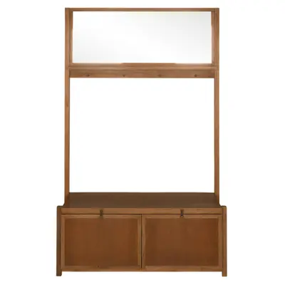 SAPATEIRA 2 PORTAS BASCULANTES COM ESPELHO 1,10 M X 1,78 M PAMPA