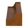 PRATELEIRA COM NICHO 1 GAVETA 25 CM X 90 CM X 32 CM NORMA - NOZES/CAMELO - Foto 4