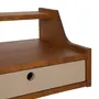 PRATELEIRA COM NICHO 1 GAVETA 25 CM X 90 CM X 32 CM NORMA - NOZES/CAMELO - Foto 6