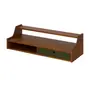 PRATELEIRA COM NICHO 1 GAVETA 25 CM X 90 CM X 32 CM NORMA - NOZES/MUSGO - Foto 2