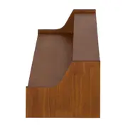 PRATELEIRA COM NICHO 1 GAVETA 25 CM X 90 CM X 32 CM NORMA - NOZES/MUSGO - Foto 4