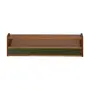 PRATELEIRA COM NICHO 1 GAVETA 25 CM X 90 CM X 32 CM NORMA - NOZES/MUSGO - Foto 7