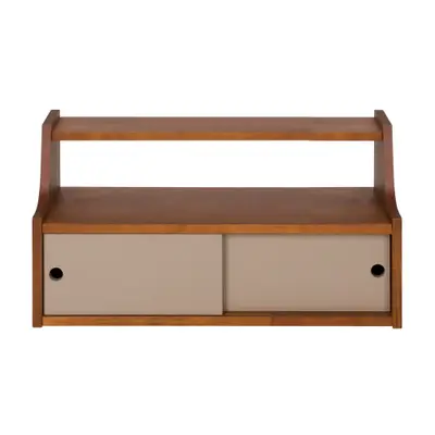 PRATELEIRA COM 2 PORTAS DE CORRER 36 CM X 70 CM X 25 CM NORMA