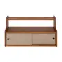 NOZES/CAMELO - PRATELEIRA COM 2 PORTAS DE CORRER 36 CM X 70 CM X 25 CM NORMA