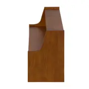 PRATELEIRA COM 2 PORTAS DE CORRER 36 CM X 70 CM X 25 CM NORMA - NOZES/MUSGO - Foto 5
